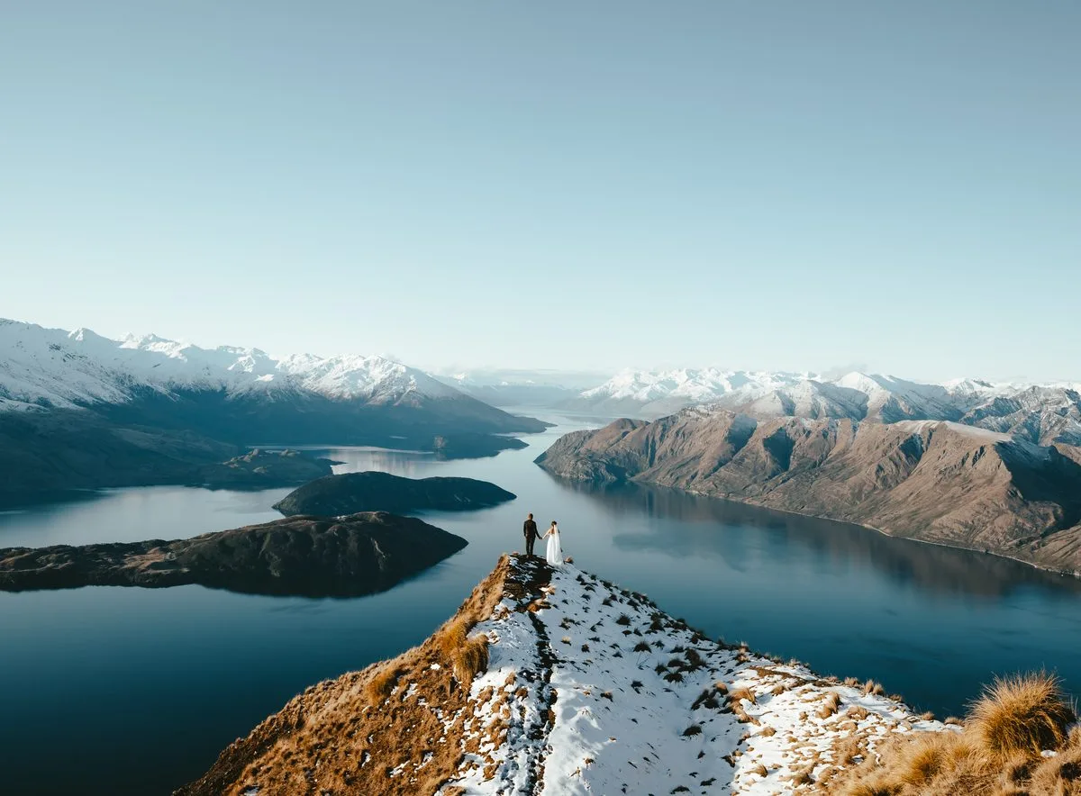 Coromandel Peak ridgeline above Lake Wānaka