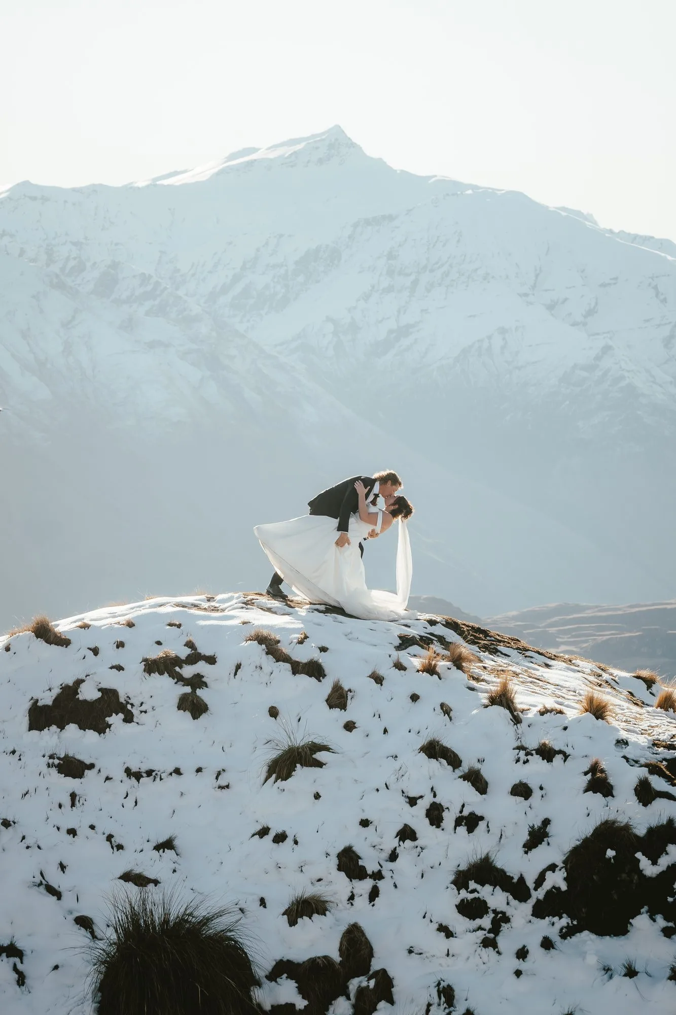 Ceremony on Coromandel Peak above Lake Wānaka